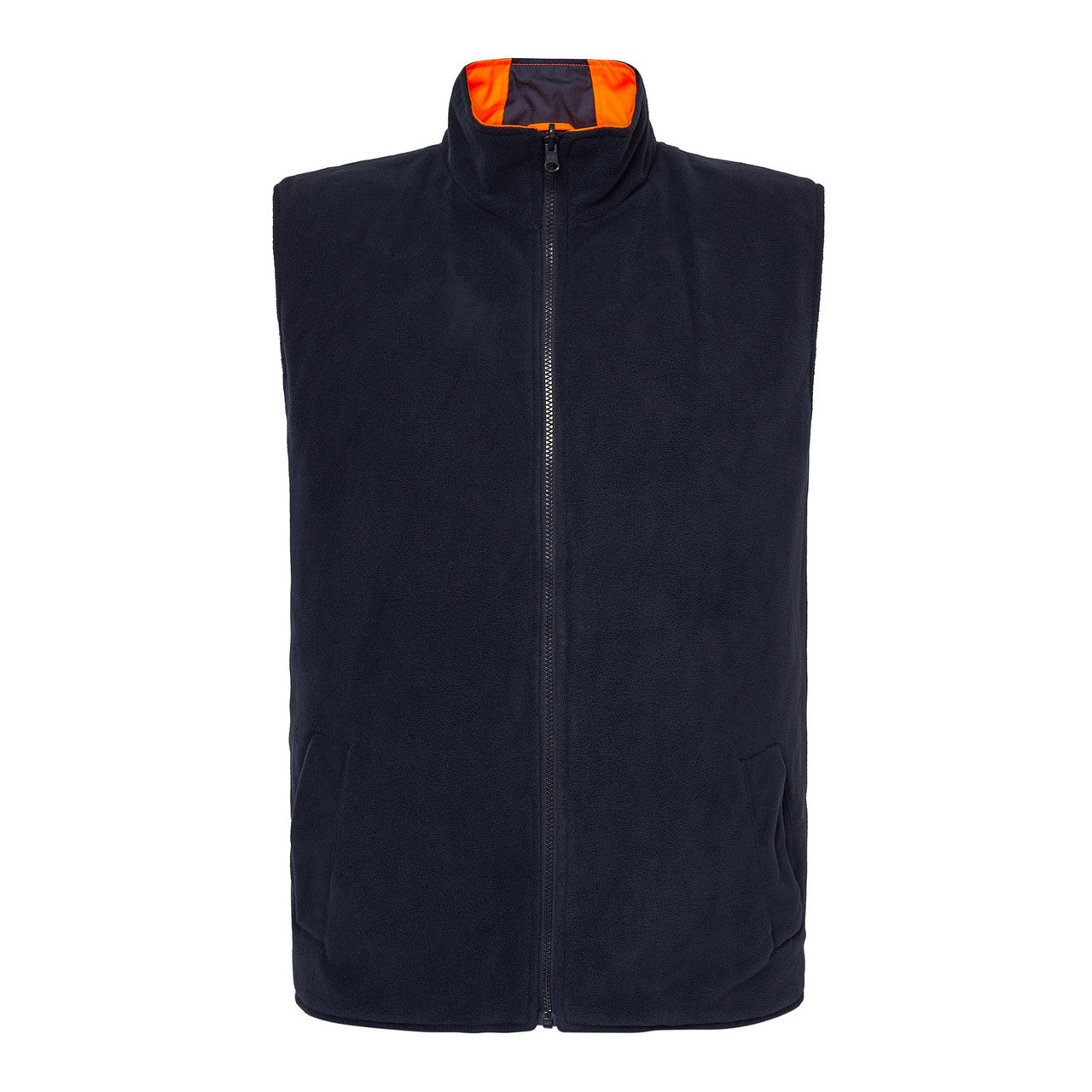 WW9023 Hi Vis Reversible Fleece Vest W/Tape