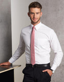 M7100L Men's Self Stripe Long Sleeve Shirt