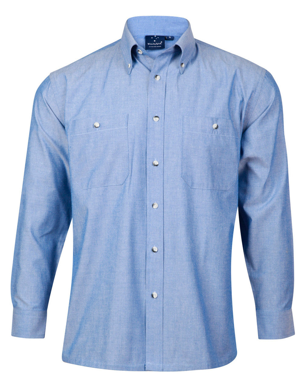 BS03L Men's Chambray Long Sleeve