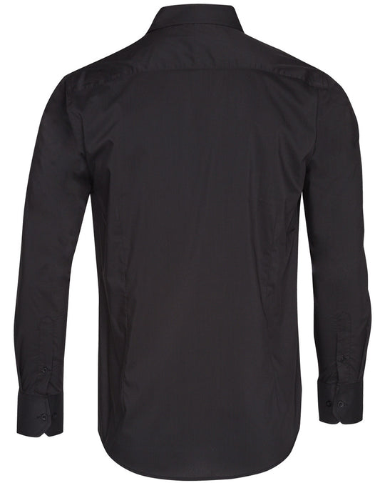 BS08L Men's Teflon Executive Long Sleeve Shirt/4 Sleeve Shirt