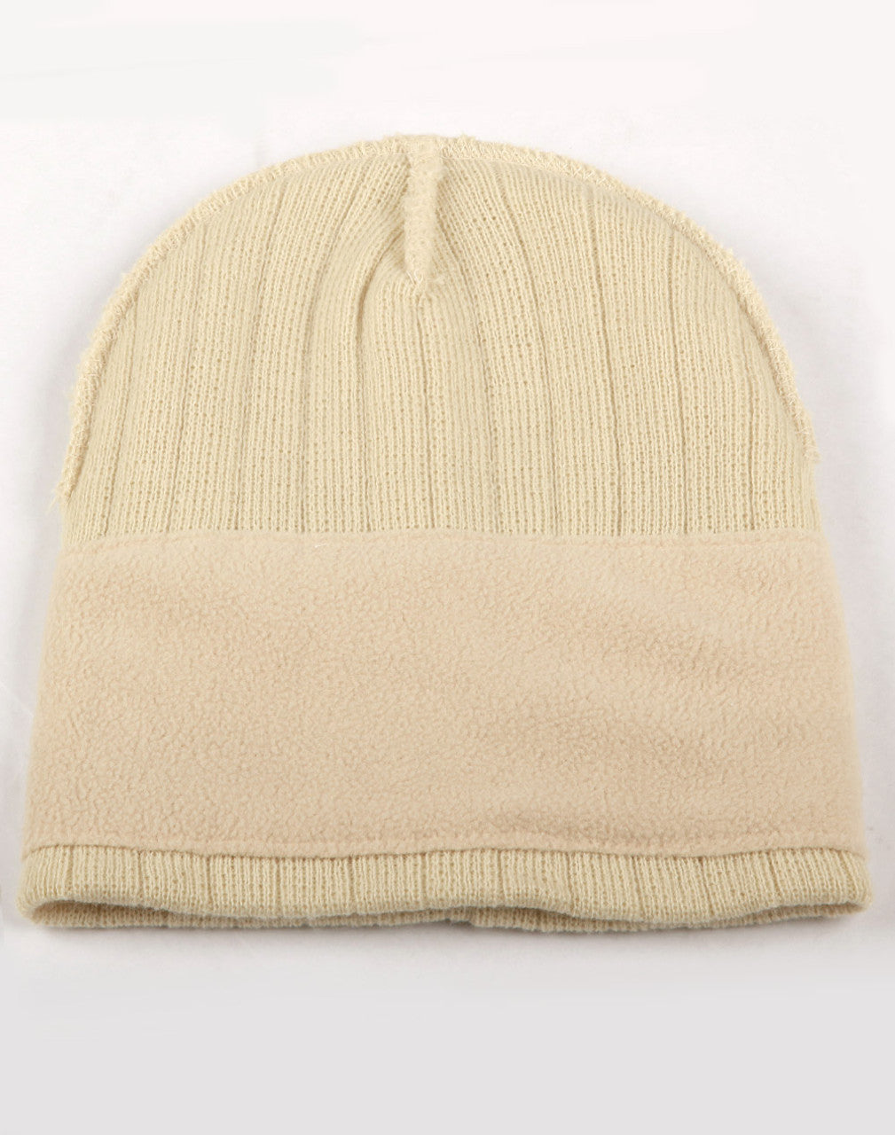 CH64 Cable Knit Beanie With Fleece Head Band