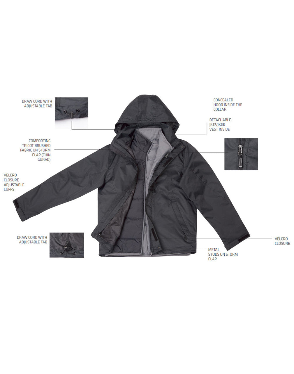 JK36 VERSATILE JACKET Ladies'