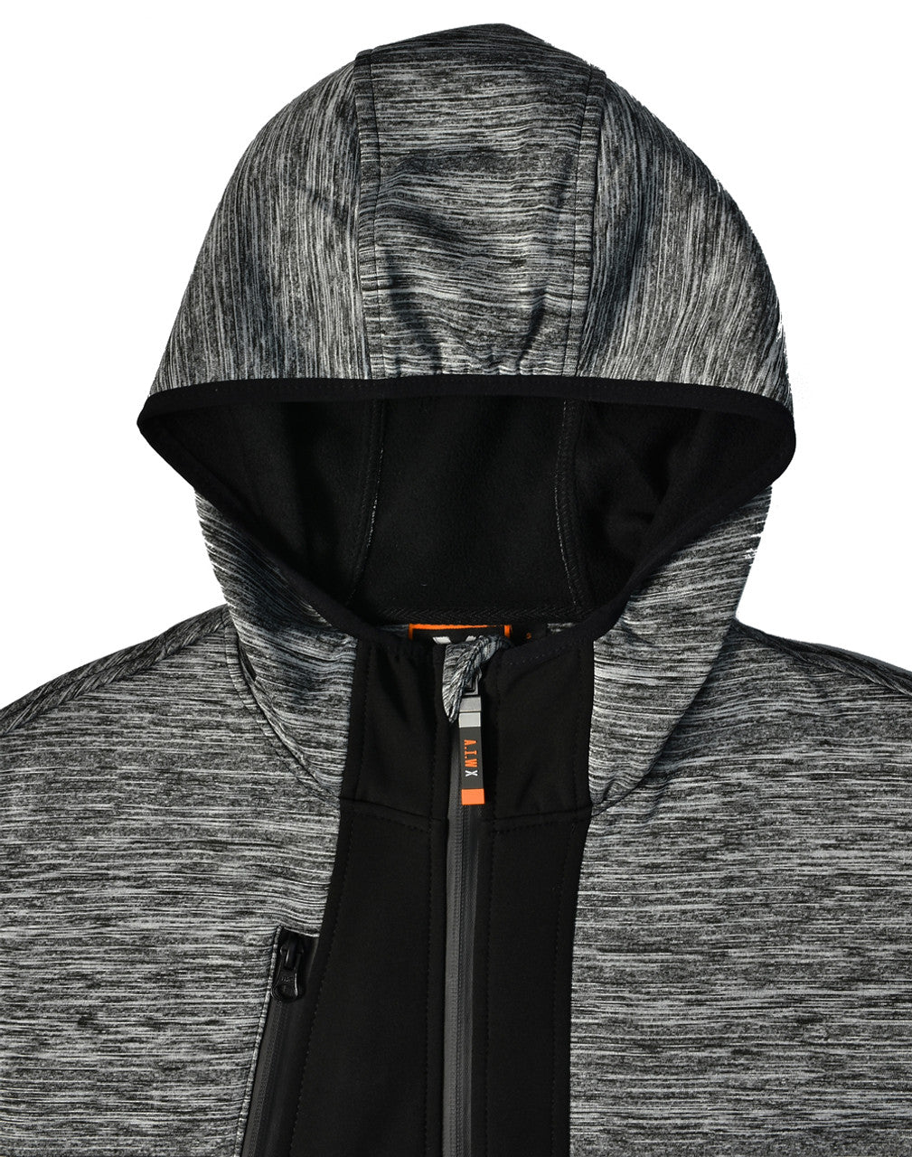 JK49 LAMINATED FUNCTIONAL KNIT HOODIE