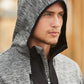 JK49 LAMINATED FUNCTIONAL KNIT HOODIE