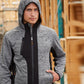 JK49 LAMINATED FUNCTIONAL KNIT HOODIE