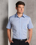M7011 Men's Fine Chambray Short Sleeve Shirt