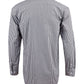 M7300L Men’s Gingham Check Long Sleeve Shirt with Roll-up Tab Sleeve
