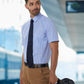 M7300S Men’s Gingham Check Short Sleeve Shirt
