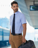 M7300S Men’s Gingham Check Short Sleeve Shirt