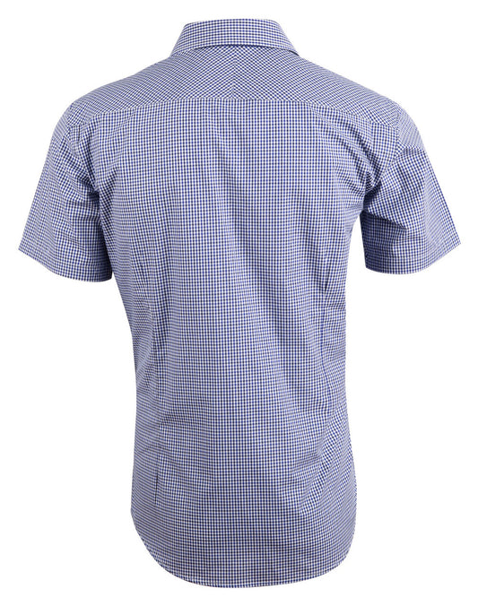 M7320S Men’s Multi-Tone Check Short Sleeve Shirt