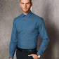 M7400L ASCOT MENS LONG SLEEVE DOT JACQUARD STRETCH SHIRT