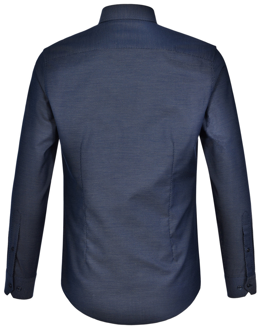 M7400L ASCOT MENS LONG SLEEVE DOT JACQUARD STRETCH SHIRT