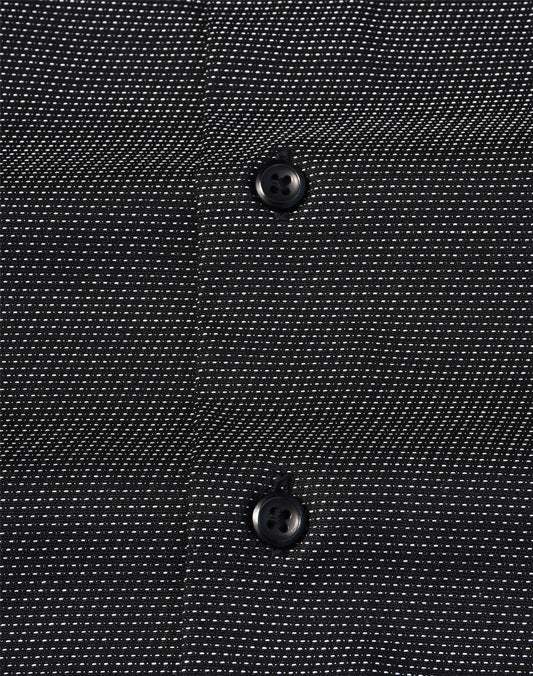 M7400S ASCOT MENS SHORT SLEEVE DOT JACQUARD STRETCH SHIRT