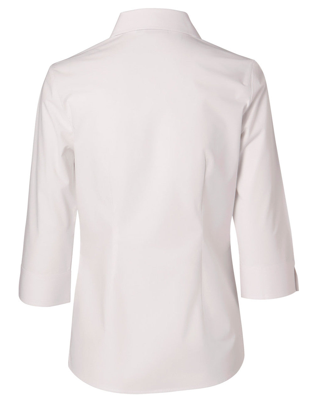 M8030Q Women's Fine Twill 3/4 Sleeve Shirt