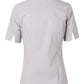 M8200S Women's Ticking Stripe Short Sleeve Shirt