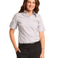 M8200S Women's Ticking Stripe Short Sleeve Shirt