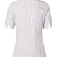 M8200S Women's Ticking Stripe Short Sleeve Shirt