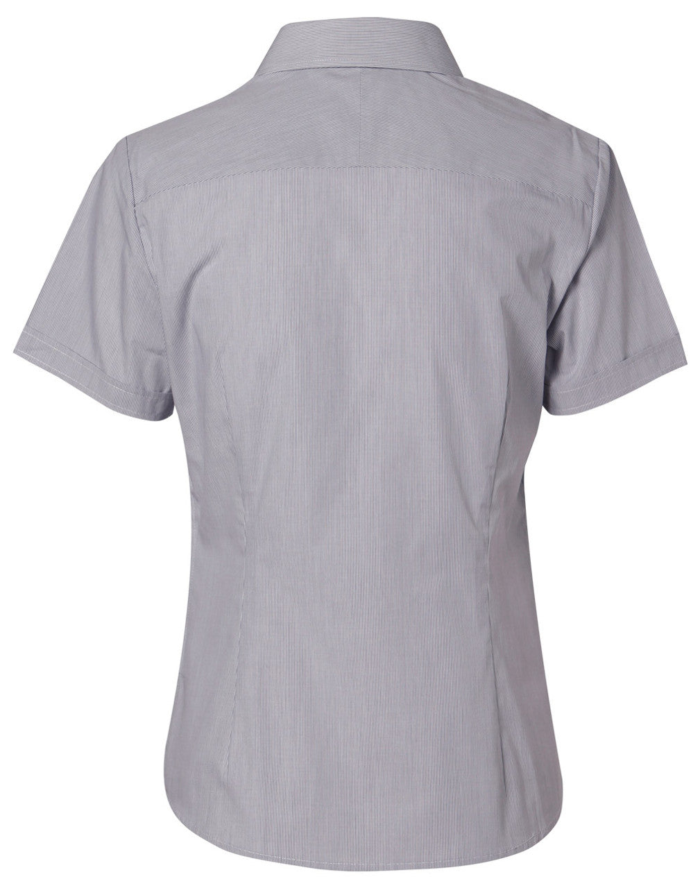 M8211 Women's Fine Stripe Short Sleeve Shirt