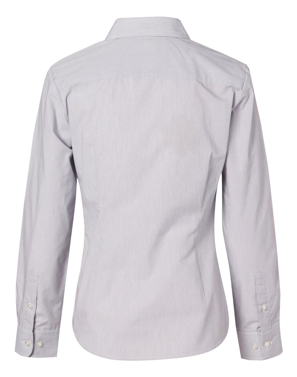 M8212 Women's Fine Stripe Long Sleeve Shirt