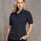 M8224 Women's Pin Stripe Short Sleeve Shirt