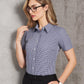 M8320S Ladies’ Multi_Tone Check Short Sleeve Shirt