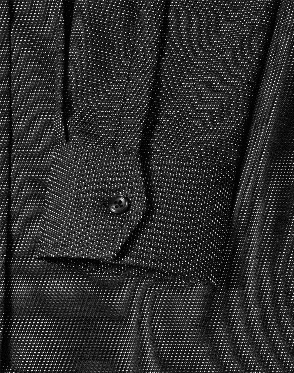 M8400L ASCOT LADIES LONG SLEEVE DOT JACQUARD STRETCH SHIRT