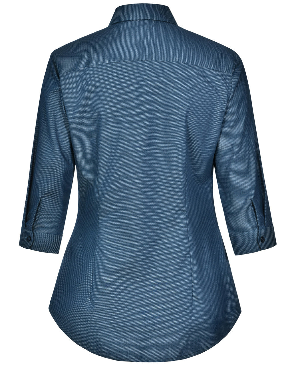 M8400Q ASCOT LADIES 3/4 SLEEVE DOT JACQUARD STRETCH SHIRT