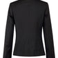 M9202 Ladies’ Wool Blend Stretch Reverse Lapel Jacket