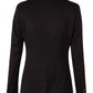 M9208 Women's Poly/Viscose Stretch Stripe One Button Cropped Jacket