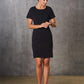 M9282 Ladies’ Poly/Viscose Stretch, Short Sleeve Dress
