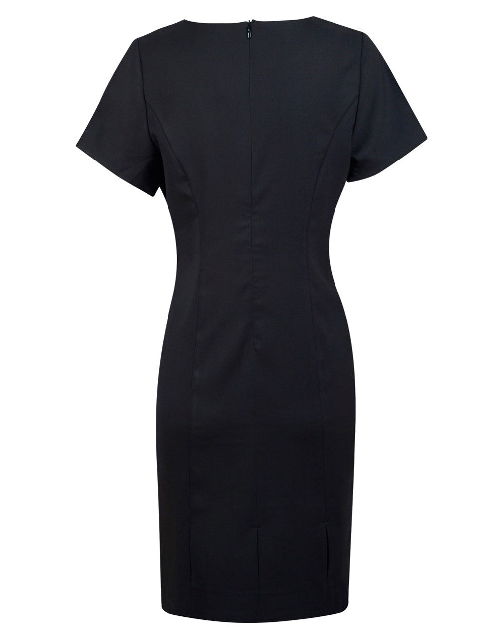 M9282 Ladies’ Poly/Viscose Stretch, Short Sleeve Dress