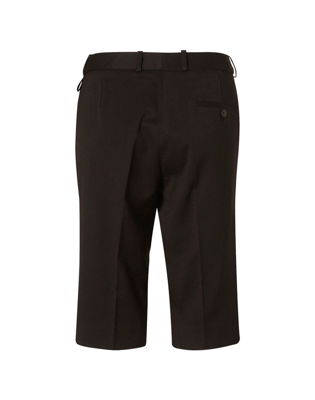 M9441 Women's Poly/Viscose Stretch Knee Length Flexi Waist Shorts