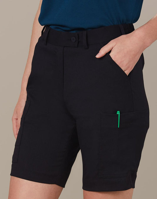 M9442 LADIES UTILITY CARGO SHORTS - M9442