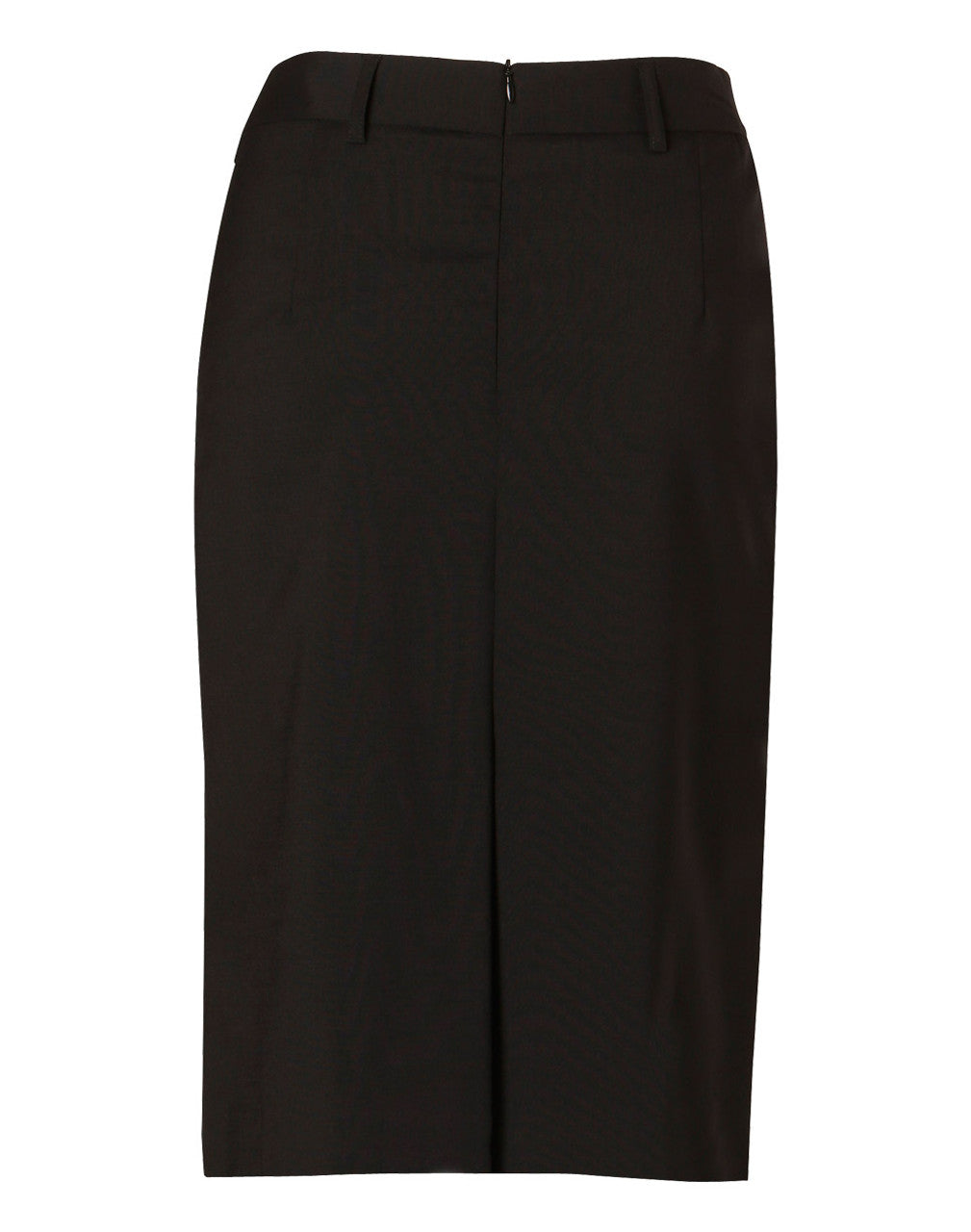 M9470 Women's Wool Blend Stretch Mid Length Lined Pencil Skirt