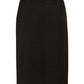 M9470 Women's Wool Blend Stretch Mid Length Lined Pencil Skirt