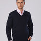 M9502 Men's V-Neck Long Sleeves Jumper