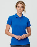 PS88 BAMBOO CHARCOAL CORPORATE SHORT SLEEVE POLO Ladies
