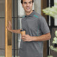 PS93 MENS SUSTAINABLE POLY/COTTON CONTRAST SS POLO