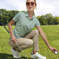 PS96 SUSTAINABLE JACQUARD KNIT POLO Ladies