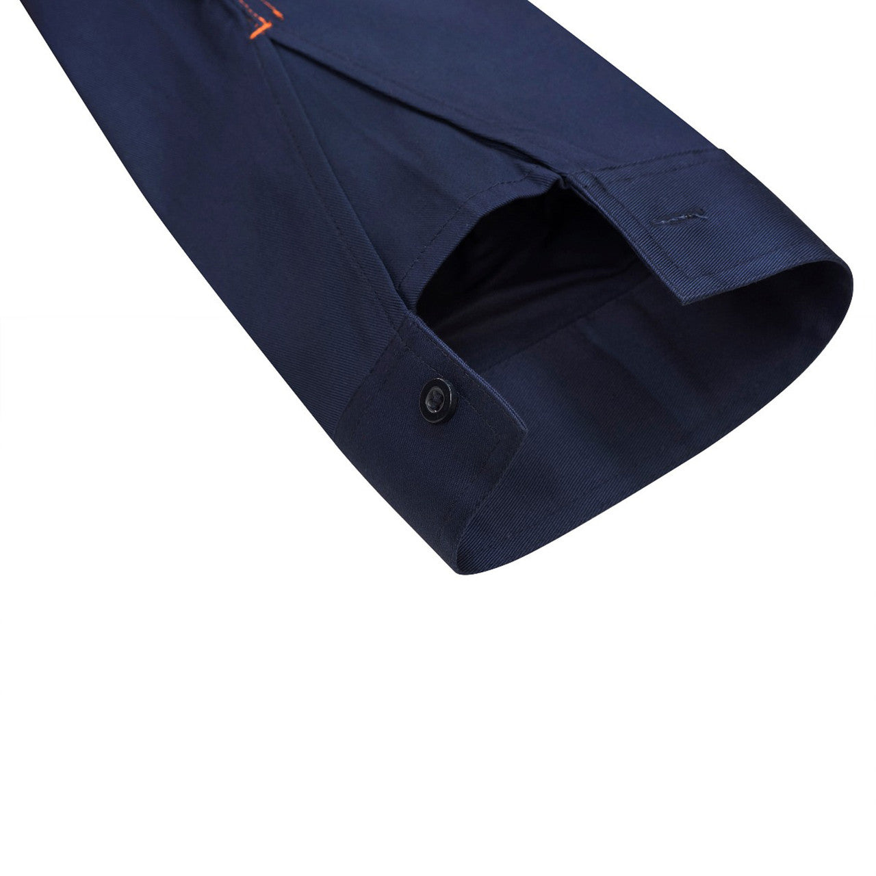 WS4255 2 Tone Half Placket Sht W Vent