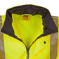 SW18A HI-VIS SAFETY JACKET WITH MESH LINING & 3M TAPES