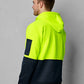 SW38 HI-VIS TWO TONE FLEECY HOODIE UNISEX