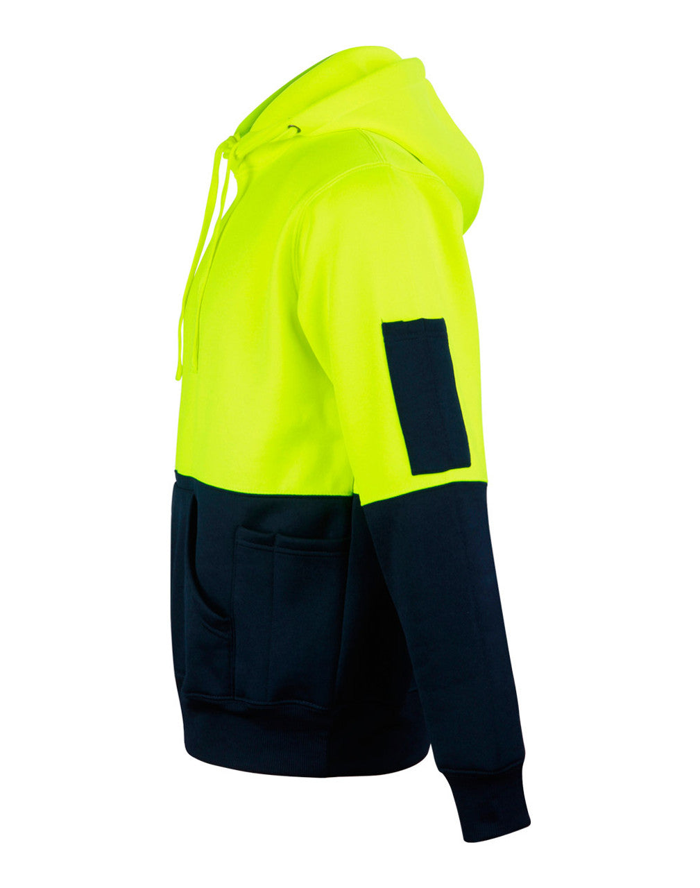 SW38 HI-VIS TWO TONE FLEECY HOODIE UNISEX
