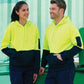 SW38 HI-VIS TWO TONE FLEECY HOODIE UNISEX