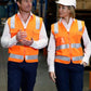 SW42 Hi-Vis SAFETY VEST with ID POCKET & 3M TAPES