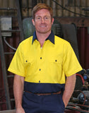 SW53 COTTON DRILL SAFETY SHIRT