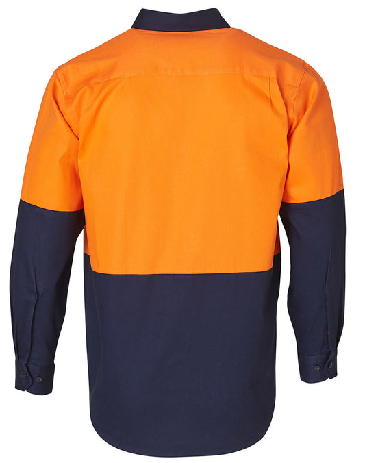 SW54 COTTON DRILL SAFETY SHIRT