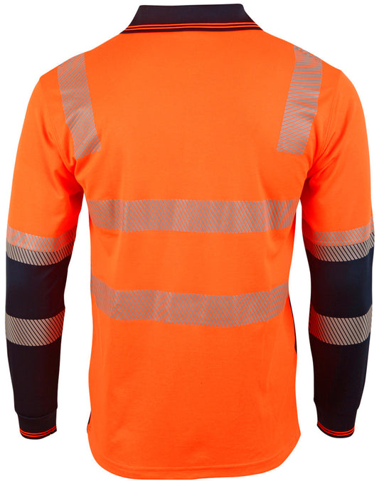 SW74 UNISEX TRUEDRY® BIOMOTION SEGMENTED LS SAFETY POLO