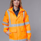 SW77 VIC Rail Hi Vis 3 in 1 Safety Jacket and Vest - Unisex