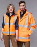 SW77 VIC Rail Hi Vis 3 in 1 Safety Jacket and Vest - Unisex